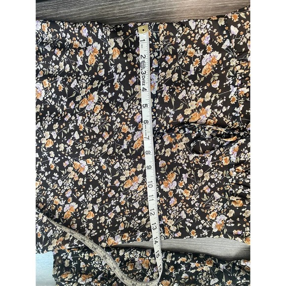 2 Bella Black Floral Print Mini Dress - Picture 4 of 7